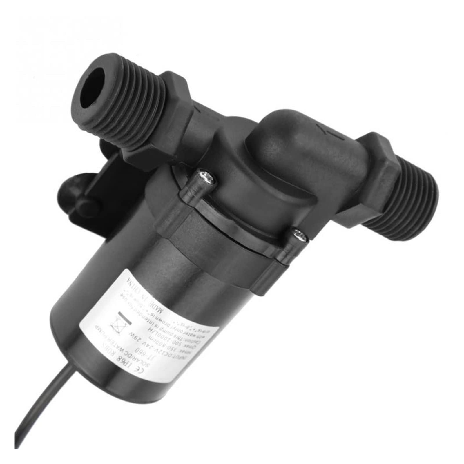 Mini bomba de agua sin escobillas DC 24V – JT-660D-24 bomba sumergible para calentador de agua solar, acuarios- 500-1000L/H tasa de flujo
