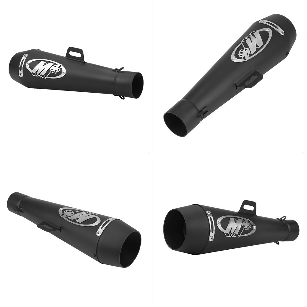 Silenciador de Tubo de Escape de Motocicleta de Cromo Inoxidable, reemplazo de Escape Universal de 51 mm para CBR1000 R6
