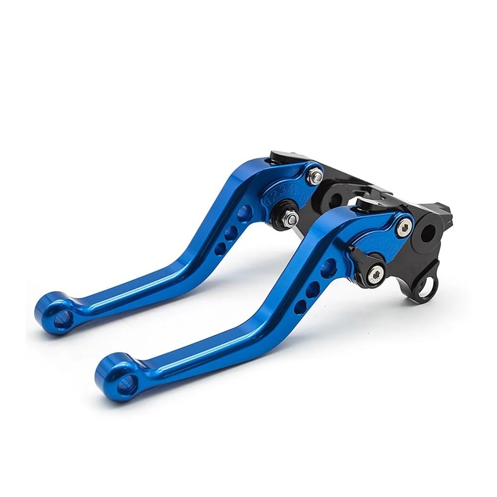 Vhhdsshso Blue 147Mm Motorcycle Clutch Brake Lever Adjustable Motorcycle Brake Clutch Levers For Ya&Maha Mt09 Mt07 Fz09 Fz07 Tracer 700 900 Tenere