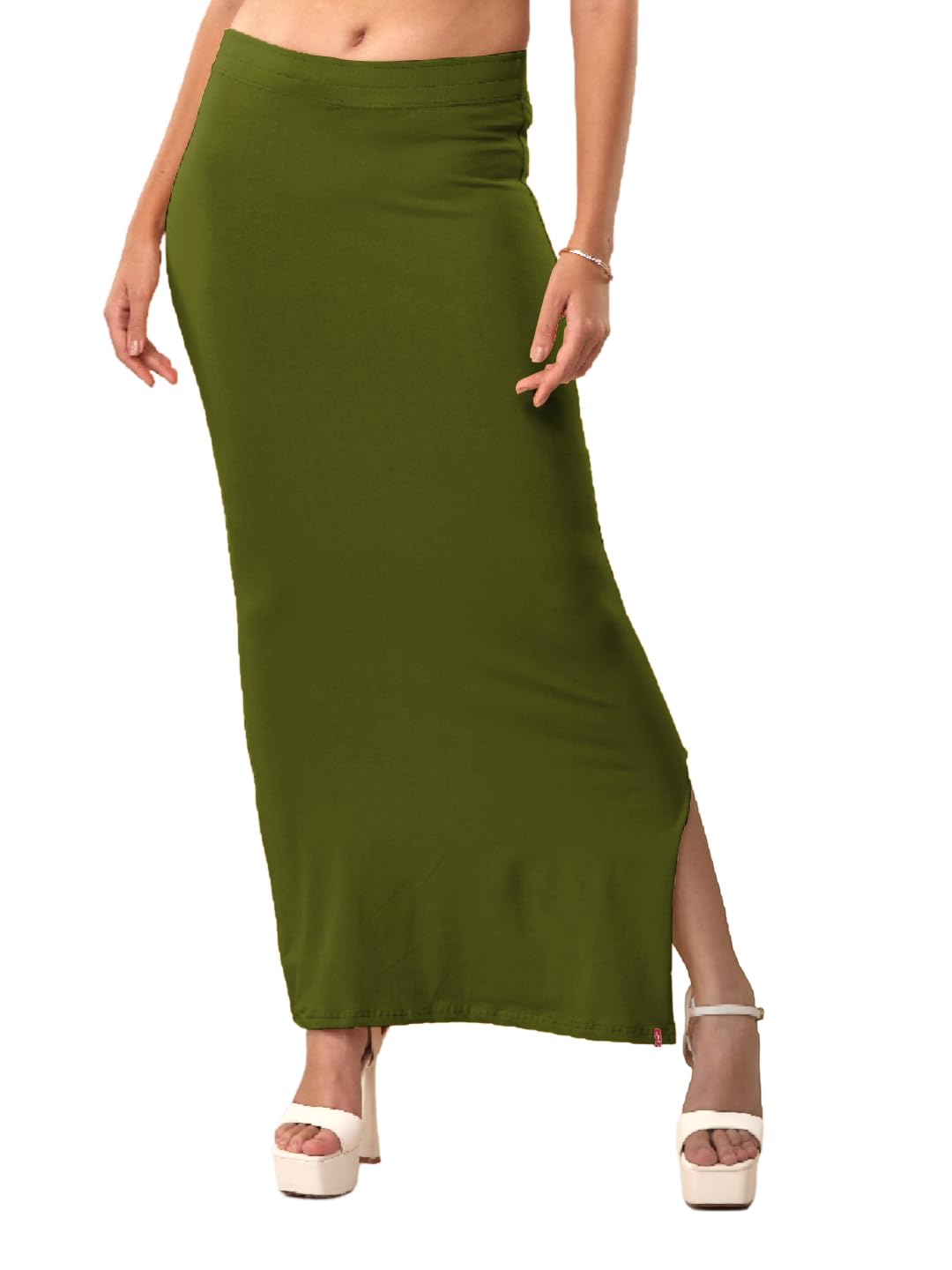 Lyra Women Saree Shaper (Petticoat) Green