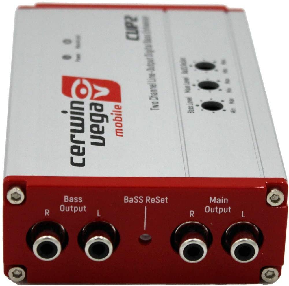 Cerwin-Vega CVP2 2-Channel Line-Output Converter Digital Bass Enhancer, Includes Remote Bass Control