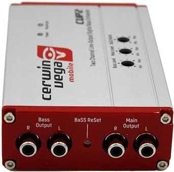 Cerwin-Vega CVP2 2-Channel Line-Output Converter Digital Bass Enhancer, Includes Remote Bass Control