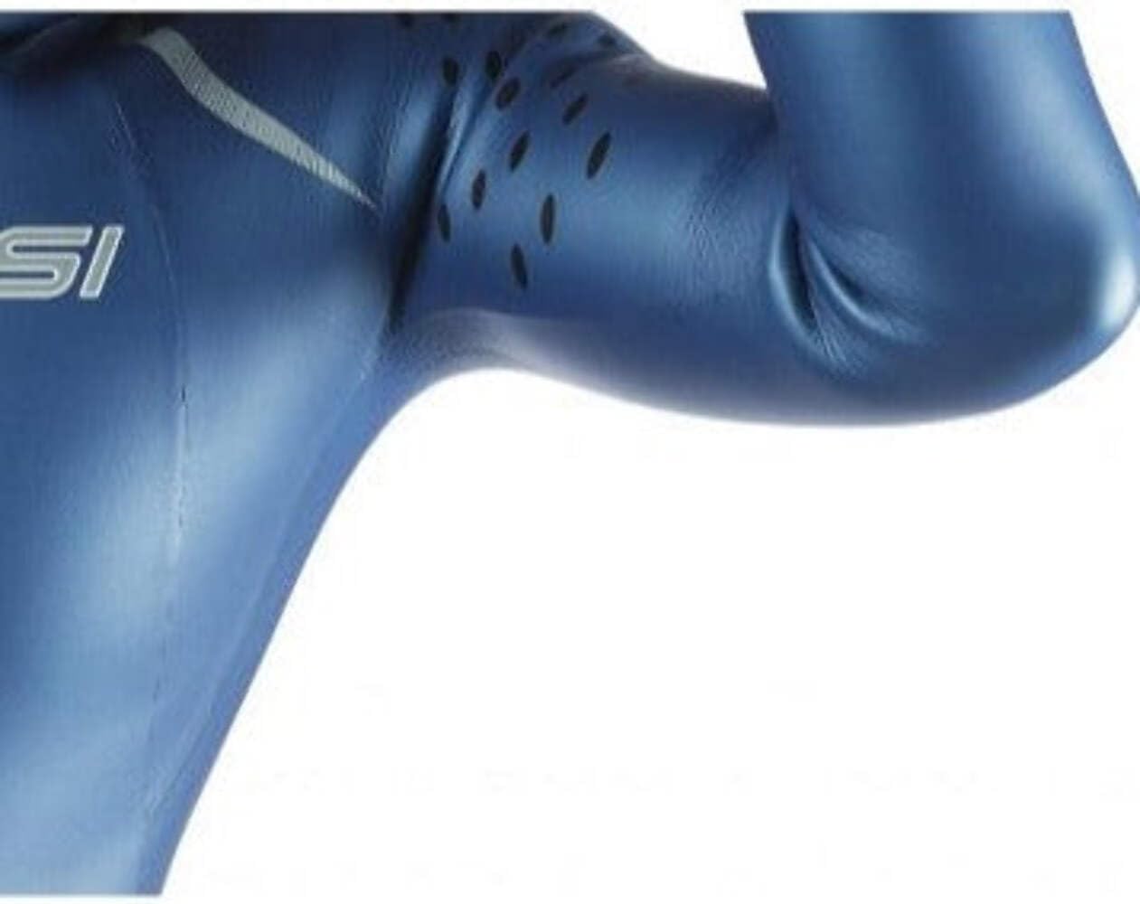 Cressi Free Man Wetsuit 3,5 mm - męski kompletny kombinezon do nurkowania swobodnego, neopren 3,5 mm, metaliczny niebieski, gładki na zewnątrz/otwarta komórka wewnątrz