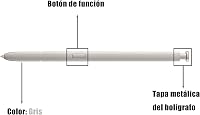 Peixiong S25 Ultra S Pen szürke stylus Samsung Galaxy S25 Ultra/S25+ helyettesítő toll 2