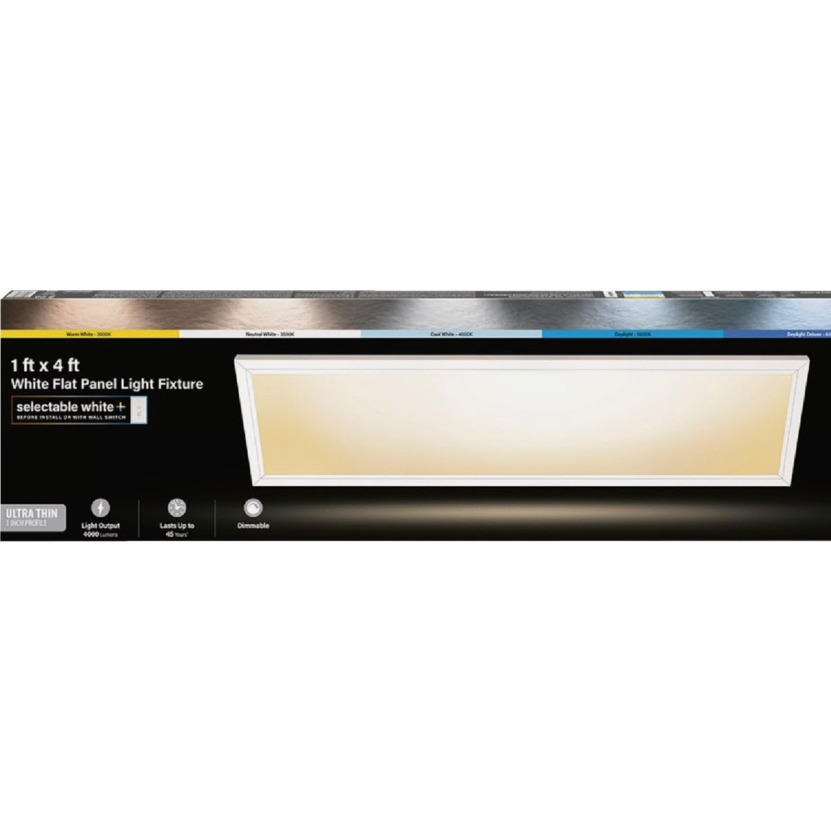 Feit Electric 74193 - FP1X4/6WY/WH Indoor Rectangular Linear Flat