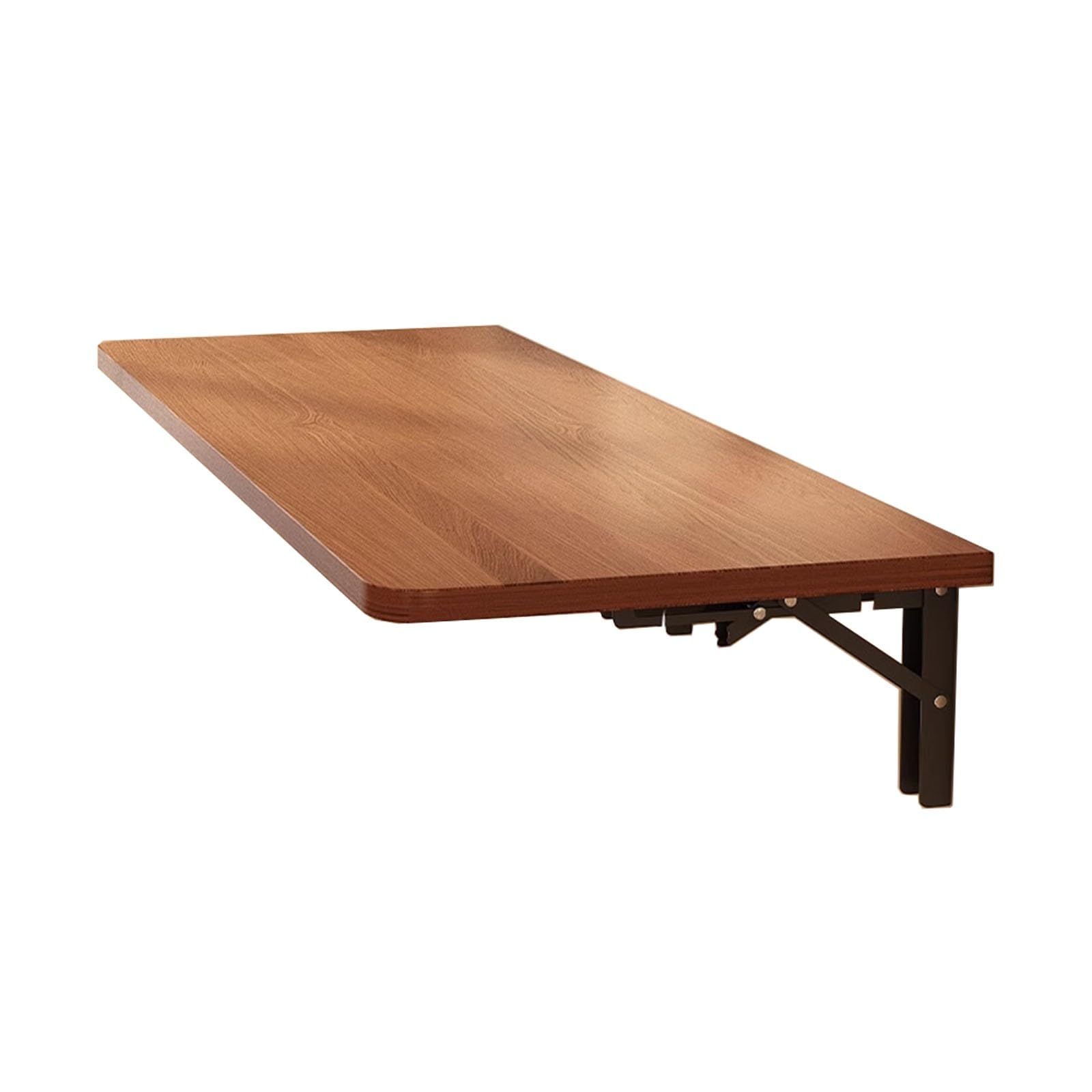 GHFXSCV Space Saving Folding Wall Dining Table Wall Mounted Wooden Table for Small Spaces Versatile Folding Table for Study & Dining Compact & Functional Design