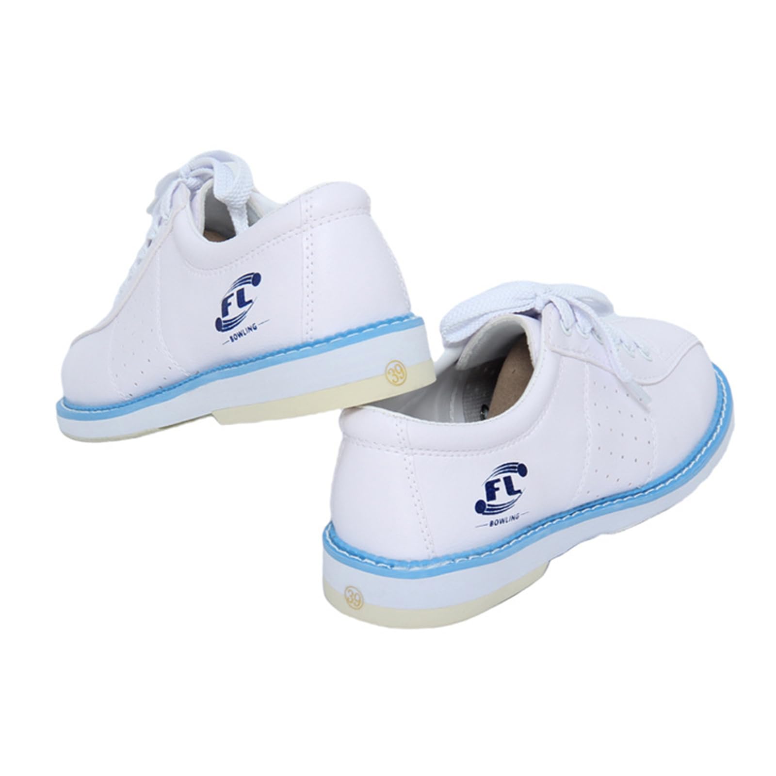 JiuQing Chaussures De Bowling pour Hommes Et Femmes Chaussures D'entraînement Légères À Lacets Semelle Coulissante pour Enfants