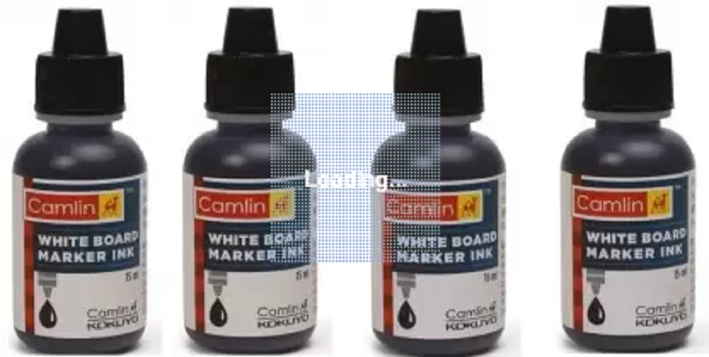 Marker Ink-Black-Pack of 4 60 ml Marker Refill (Black)