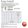 RESILIA Industrial Mounting Hardware for Strip Curtain Doors - 4 Foot Steel Strip (1 Bracket), Made in The USA