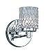 Trans Globe Imports 20491 PC Transitional One Light Wall Sconce from Bayou Collection Finish, Polished Chrome