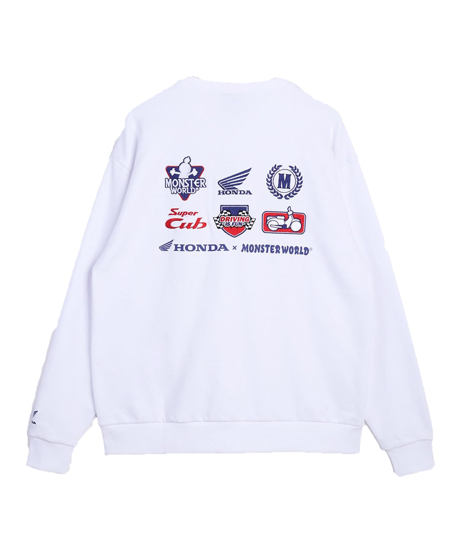 Amazon.co.jp: [WESTSEA] HONDA × MONSTER WORLD 長袖 裏毛トレーナー