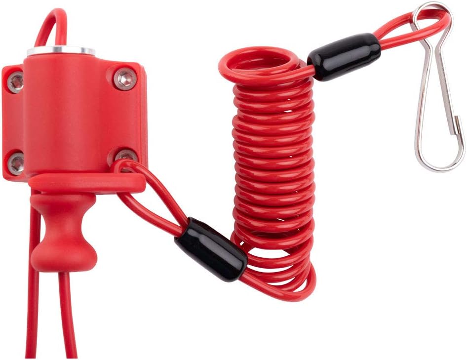 Tusk Power Pull Tether Kill Switch Red for Yamaha Banshee 350 1987-2006