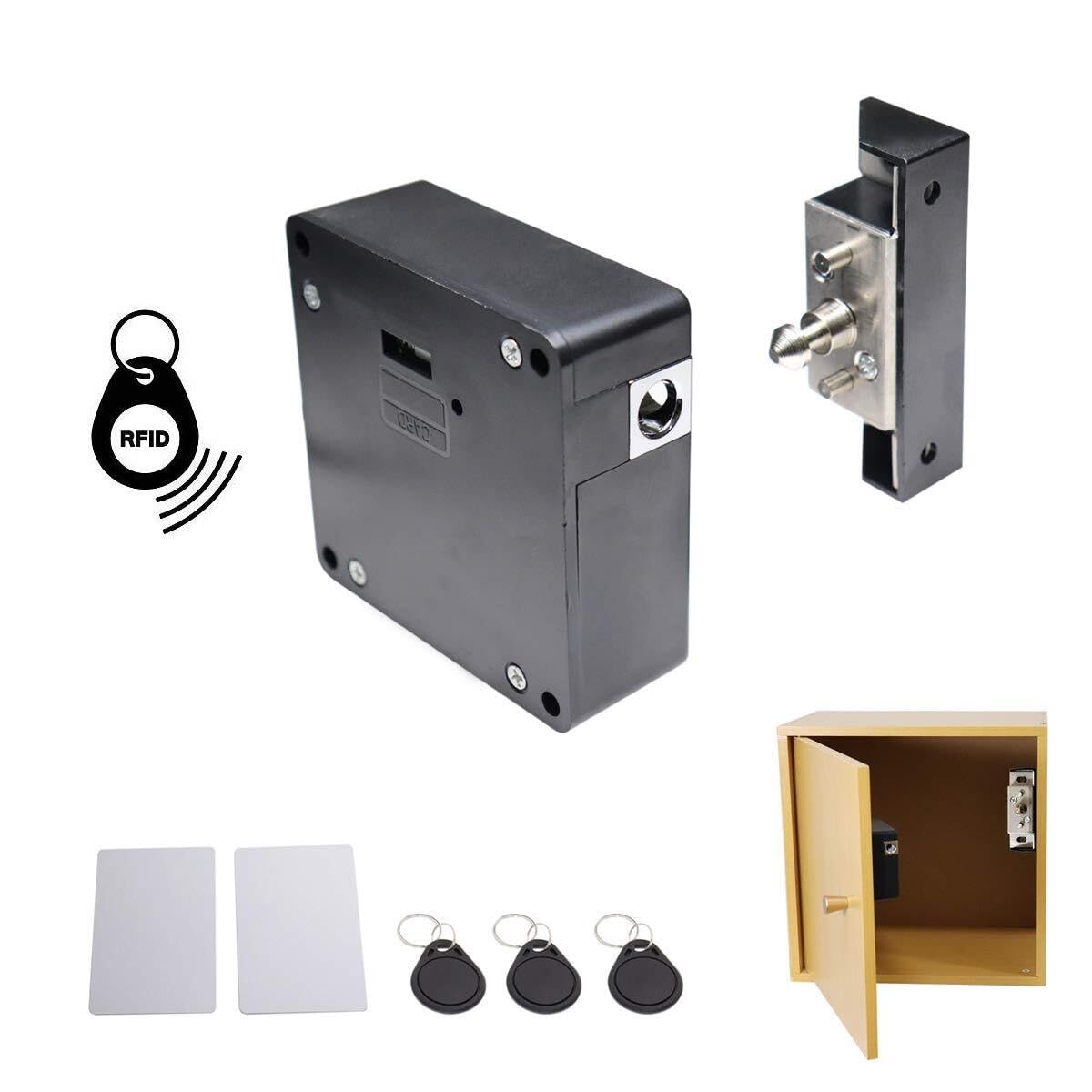 Serrure de porte intelligente contre le vol de documents pour armoire casier bois et boîte à bijoux