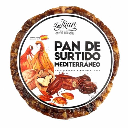 Pan Surtido Mediterráneo de Higo con Frutos Secos – 400 g Pan de Higo Surtido Especial con almendras y nueces