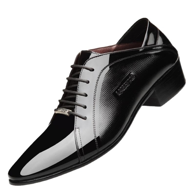 Men's Classic Lace-up Dress Shoes Genuine Leather Low Loafers Shoes Men Casual Business Slip-On Formal Oxfords