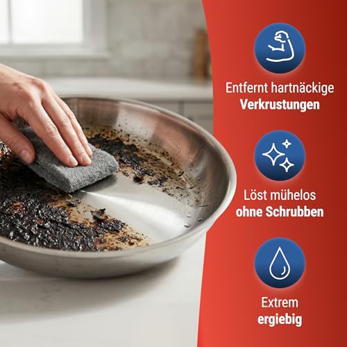 Maxxi Clean 1 x 750 ml + Pinsel I Backofen und Grillreiniger Gel Paste I extrastarker selbstarbeitender Fettlöser I entfernt Verkrustungen ohne Schrubben I Backofen Herdplatte Grill I Made in Germany 4