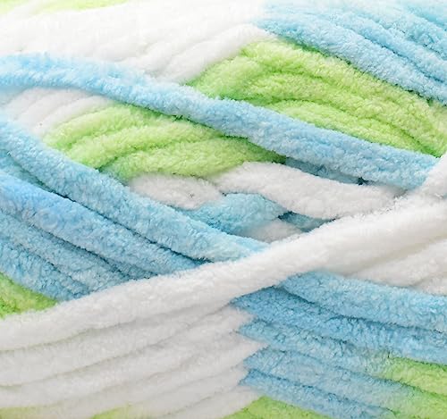 Image of M.G ENTERPRISE GANGA Knitting Yarn Thick Chunky Wool,Blankie Apple Mix 600gram Best Used with Knitting Needles-NC Art-Adia,Apple Mix
