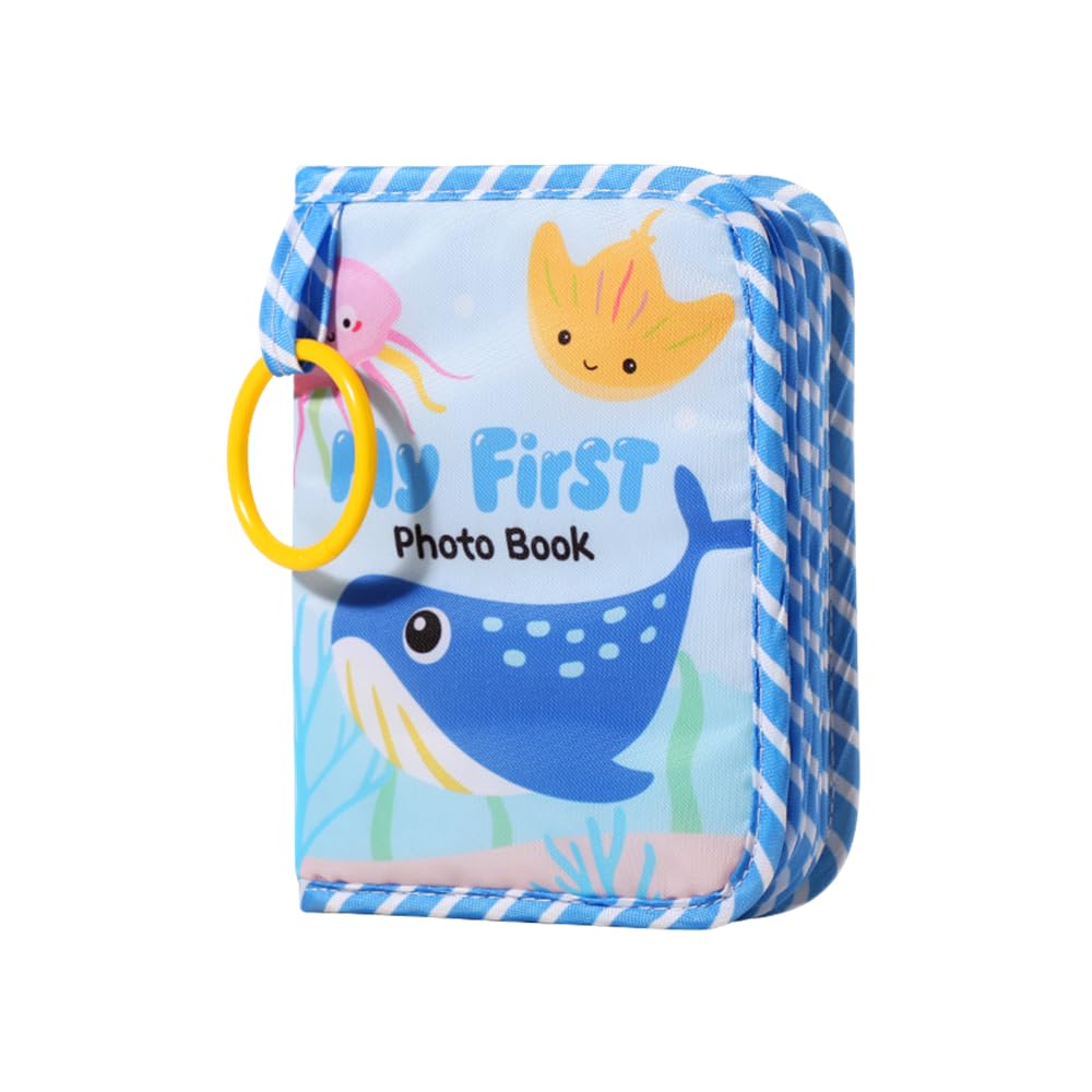 First Photo Book Album For Baby Girls Infant Sea Life Creatures Design for Memories Family Newborns Toddlers Babies Showers Kids