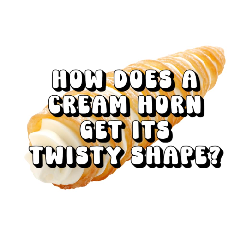 How Does a Cream Horn Get Its Twisty Shape?