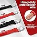 Nicholaus 2AWG 1FT Heavy-Duty Battery Cable Set (1 Positive & 1 Negative), 3/8