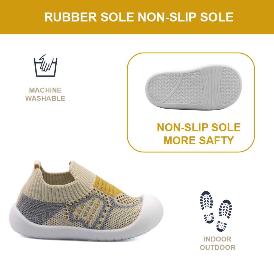 Baby Toddler Trainers Infant Sneakers Breathable Soft Sole Non Slip Toddler Boys Girls Shoes First Walking Shoes 6 9 12 18 24 Months3