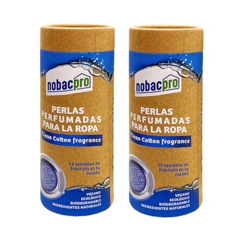 NobacPro | Perlas Perfumadas para la Ropa | 60 Lavados | Fragancia de Larga Duración | Sin Químicos Dañinos | Ideal para Pieles Sensibles y Todo Tipo de Tejidos