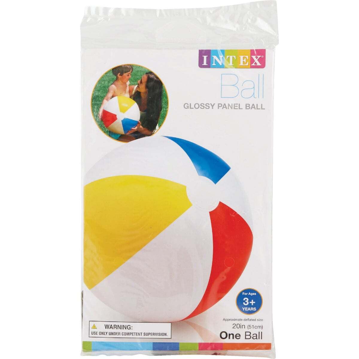 Intex Beach Ball 20 In. Dia 8 Ga Vinyl (2 count)