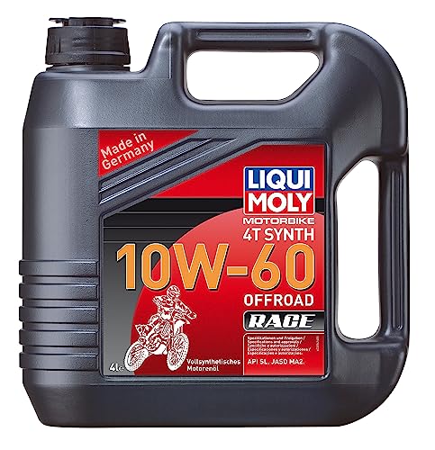 LIQUI MOLY Motorbike 4T Synth 10W-60 Offroad Race | 4 L | Motorrad 4-Takt-Öl | Art.-Nr.: 3054