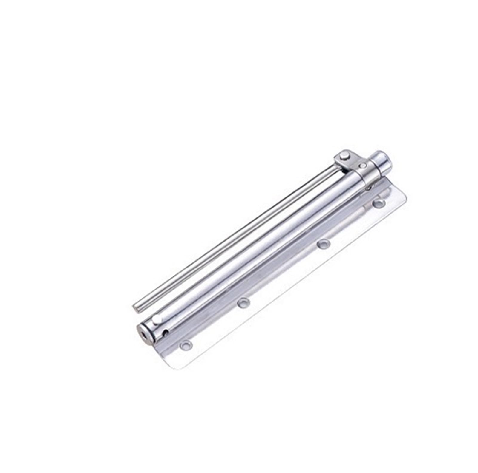 BHYTAF Automatic Door Closer Door Closer Automatic Light Simple Invisible Door Spring Buffer Door Closer Furniture Door Hardware Stainless Steel Door Closer Door Opener(Color:Silver)