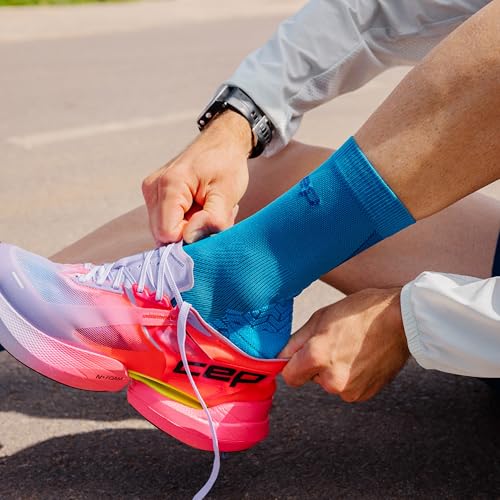 CEP Core Run Ultralight Mid Cut Crew Running Socks – Compression Fit, Blister-Free Design for Performance in Men and Women4