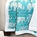 Lush Decor Elephant Parade Sherpa Throw Blanket 50