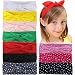 Qinghan 10pcs Baby Girl Headbands Turban Hair Bows For Girls Kids Teens