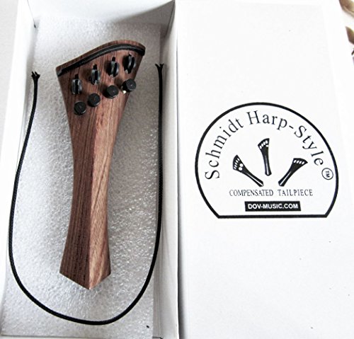 Schmidt-harp style violin tailpiece-Mexican Pernambuco (Chatka Vira)+free kevlar+4 fine tuners