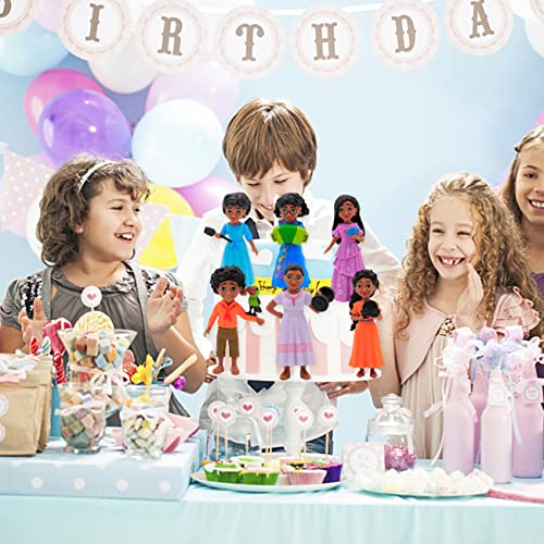 6PCS Cake Topper Mini Figure 3D da Collezione