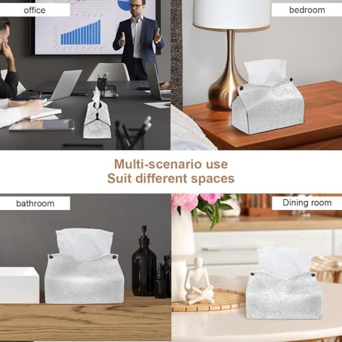 Housse de boîte à mouchoirs en cuir cadeau déco idéal maison - 7