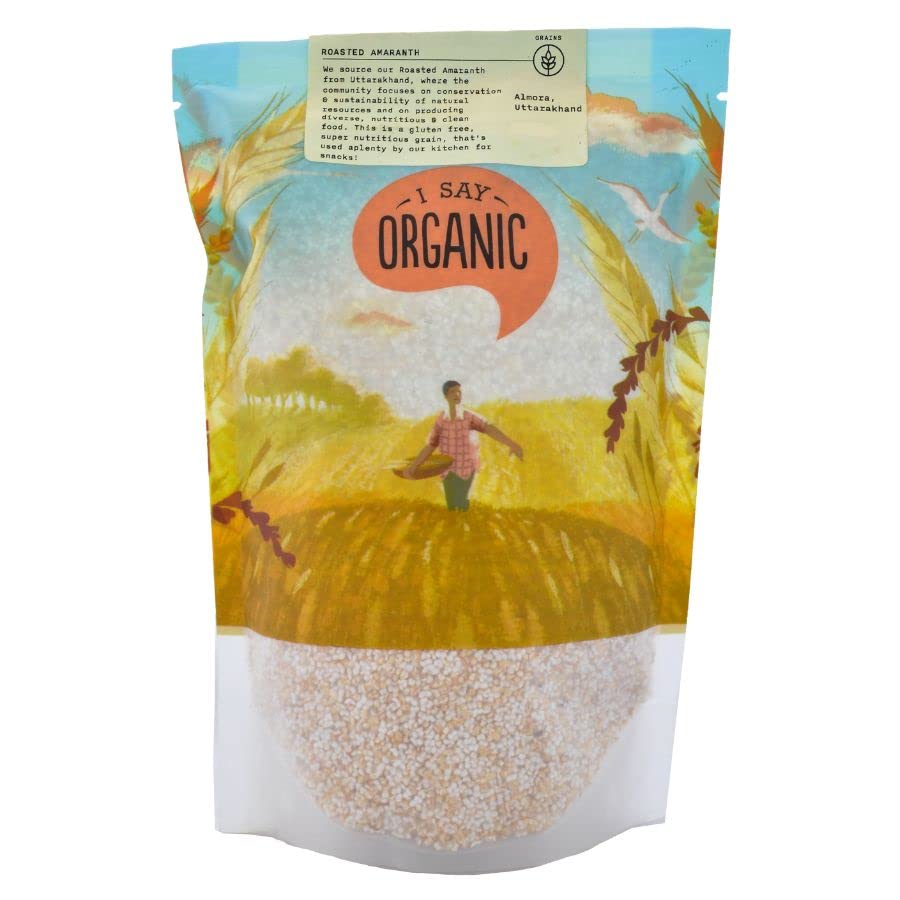 I Say Organic Ramdana Roasted Amaranth 900 Grams | Chaulai Dana | Ramdana | Navratre Fast Friendly | Puffed Amaranth | Vegan | Gluten Free | Healthy Breakfast & Snack| Navratri Vrat Food | 900 G | (B0BWDK3J57) Amazon Price History, Amazon Price Tracker
