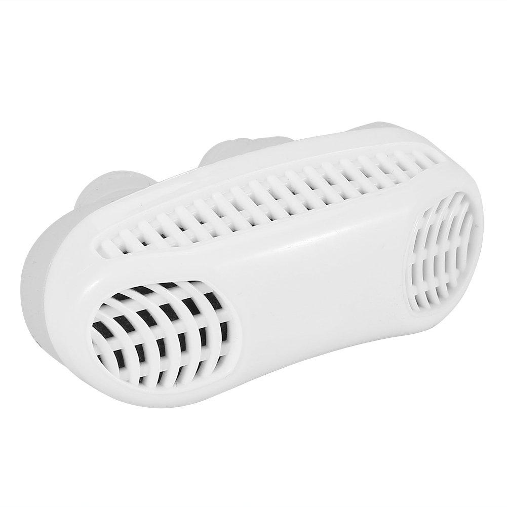 Anti Snoring and Air Purifier, Snore Stopper Nose Clip Night Sleeping Snore Reducing Aid(White)