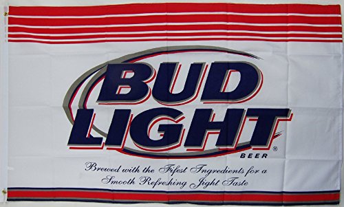 Bud Light Beer Flag 3' X 5' Indoor Outdoor Beverage Banner