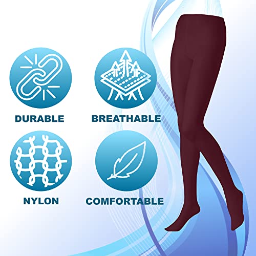 Image of Butterfly EMEM Apparel Women's Plus Size Queen Opaque Footed Tights
