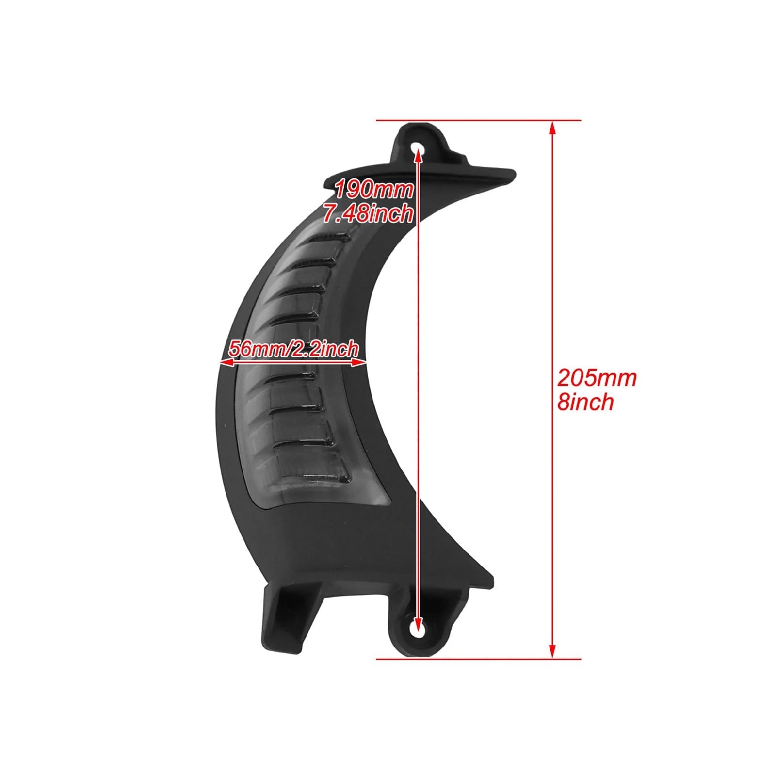 ZHANGTONG Intermitentes para Moto, Indicador de señal de Giro Lateral Delantero para Motocicleta, Luces de Marcha para Ha&rley para Touring Road para Glide FLTRX 2014-Late