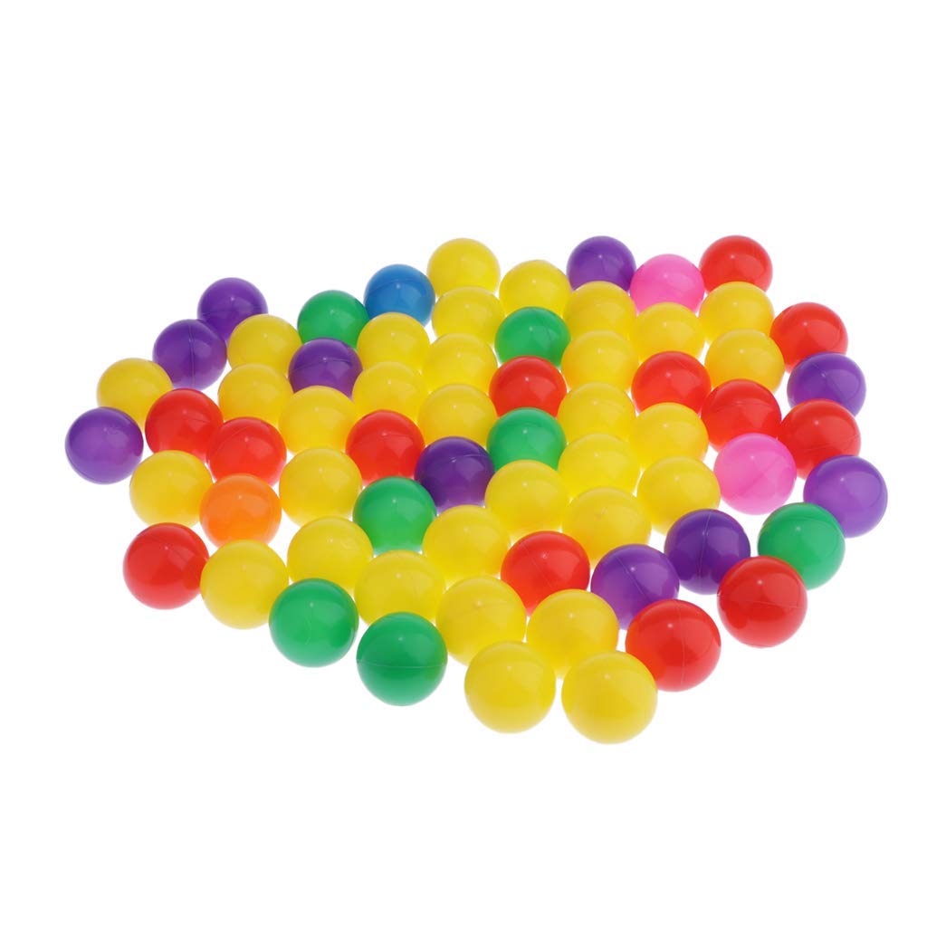 CONGGE CUTICATE 300pcs Ocean Balls Muti Colors BPA Free Non-Toxic Crush Proof Play Balls Pit Balls, Diameter 4cm
