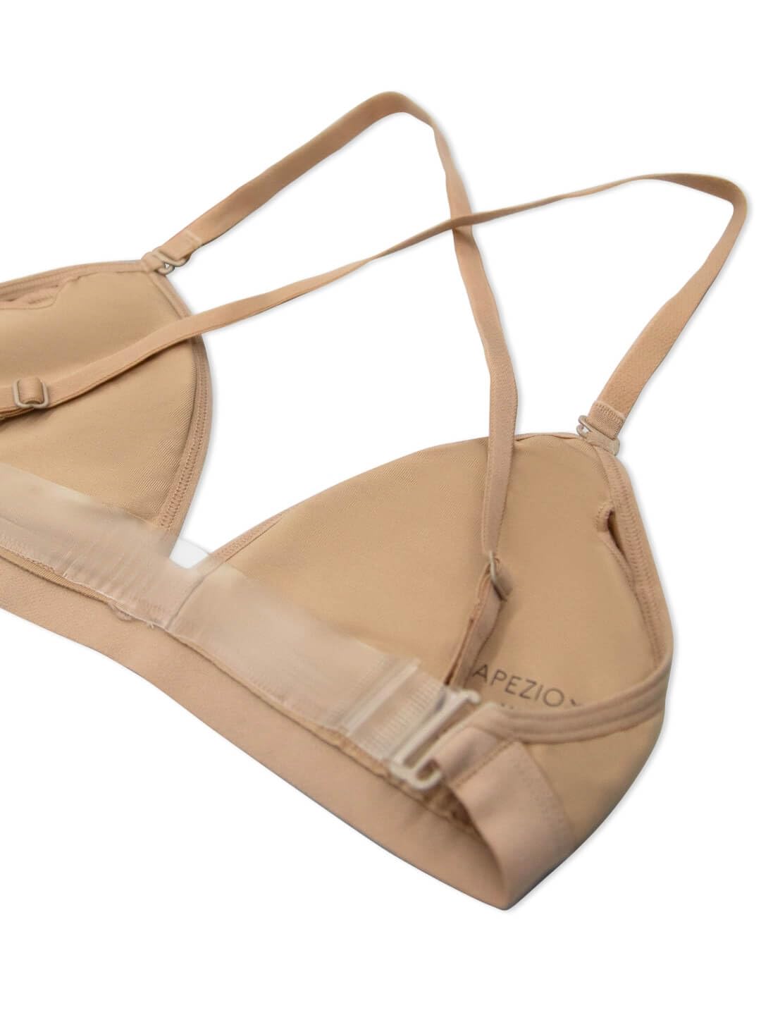 Capezio Soutien-Gorge À Dos Transparent À Col Profond Soutien-Gorge Femme (Lot de 1)