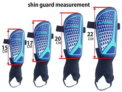 Aufense Soccer Shin Guards For Toddlers Kids - Durable Shin Pads With Ankle Protection For Ages 2-14 Boys And Girls (Black, Xs) #TOP3