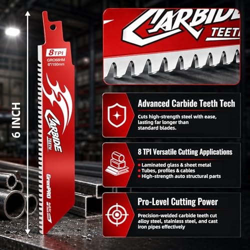 GRENPRO Carbide Reciprocating Saw Blades