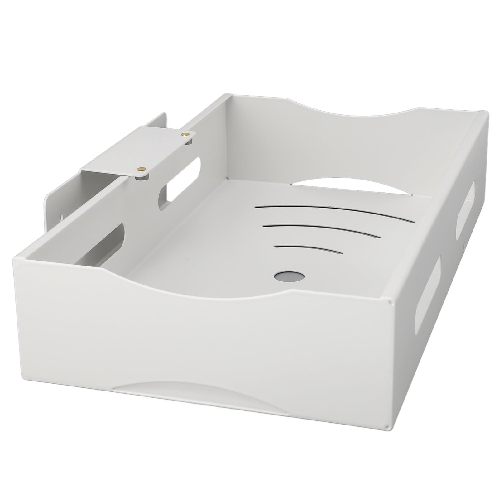 Annadue Organizador de Gabinete Extraíble de Acero Al Carbono, Cajón Deslizante para Cocina y Baño, Estante de Almacenamiento de Despensa Deslizante, Estante para Fregadero (Grande)