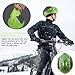UPIQNG Reflective Bike Helmet Cover Cycling Helmet Rain Cover Snow Cover Windproof Waterproof Bike Helmet Cover Outdoor Ride Gear,Green