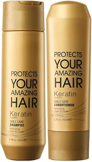 Keratin System Daily Care Shampoo 250ml and Conditioner 200ml Gold edition Price In India