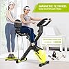 pooboo-Exercise-Bike-Indoor-Cycling-Bike-Magnetic-Stationary-Bike-3-in-1-Flodable-Exercise-Bike-with-Arm-Resistance-Bands-and-Twist-Board-for-Cardio-Fitness-Bikes pooboo Foldable Exercise Bike Indoor Cycling Bike Magnetic Stationary Bikes 3 in 1 Indoor Bike with LCD Display for Home Cardio Bikes