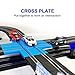AGM MASETCH High Speed Series Tram Dual Track Set, Track with 4 Vehicles Official Licensed Slot car Racing, Comes with 2 Hand Controls and Track Parts and a Lap Counter.