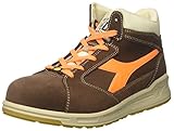 Diadora D-Jump Hi S3 ESD, Zapatos de Trabajo Unisex Adulto, Marrn (Marrone Caffe/Arancio Flame), 44 EU